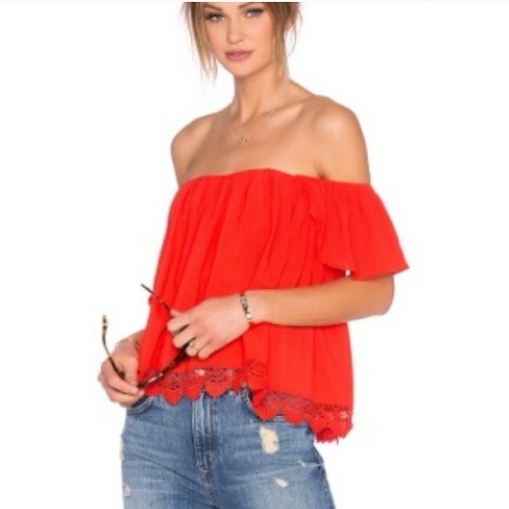LOVERS + FRIENDS | Strapless Blouse
